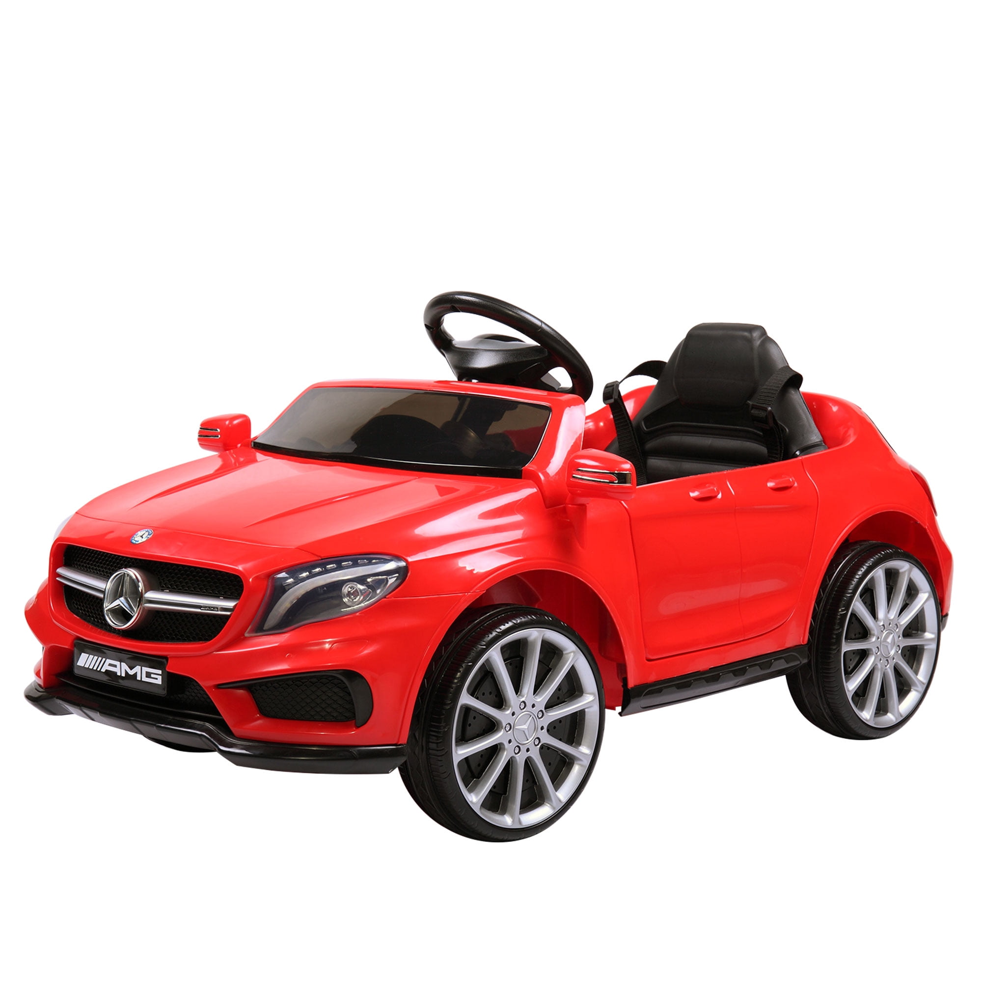 Aimee Lii 12V Electric Vehicle Car for Kids Aged 3-8, Kids Ride on Car with Remote Control, MP3, Headlights, Gift for Boys Girls, Red