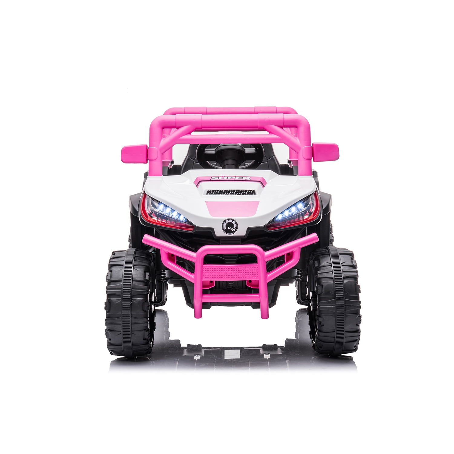 Aimee Lii 12V Kids Ride On Car, Forward and Backward, High and Low Speed, Music, Front Light, Pink