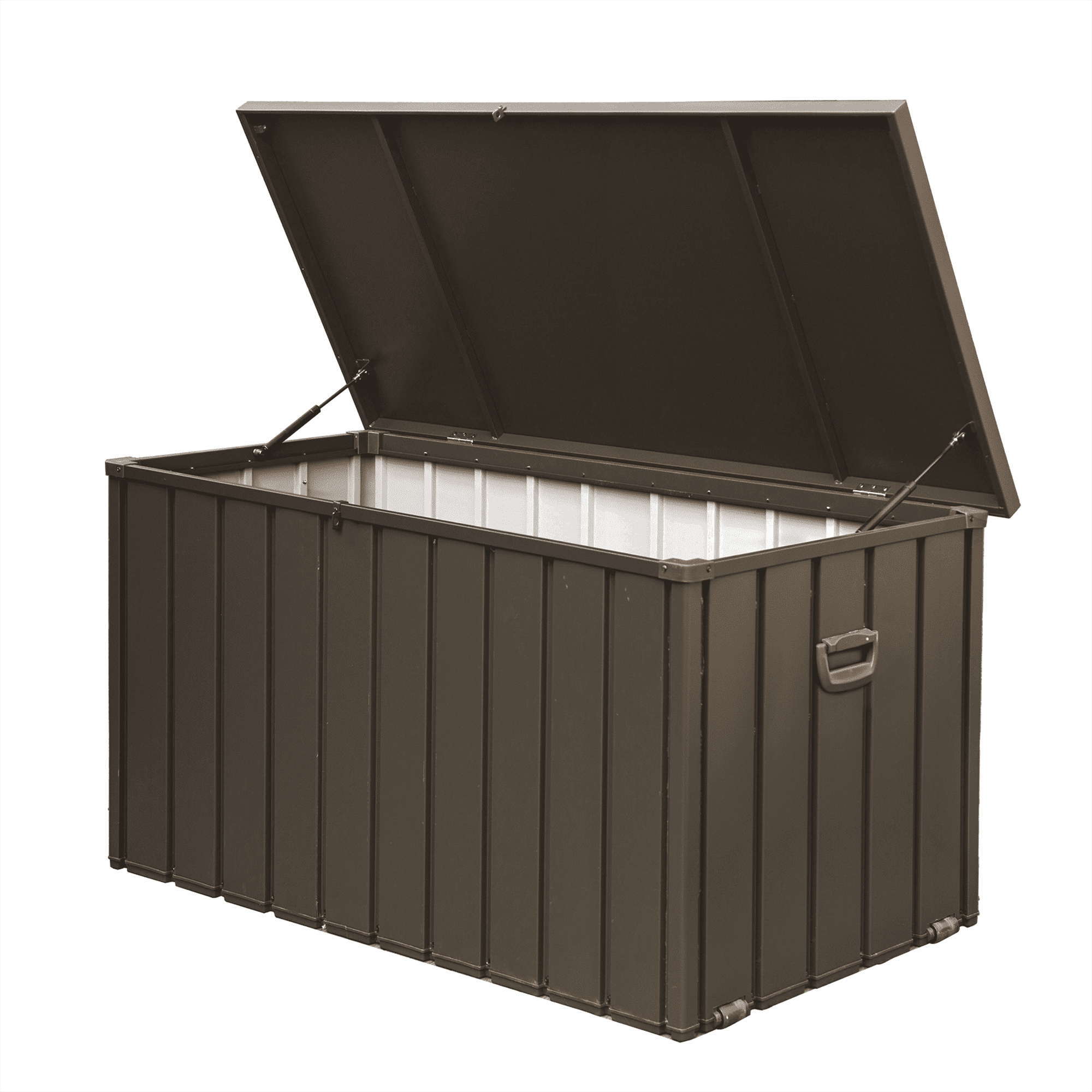 Aimee Lii 200 Gallon Outdoor Storage Deck Box Waterproof, Large Patio Storage Bin for Outside Garden Tools, Lockable, Brown Aimee Lii 200 Gallon Outdoor Storage Deck Box Waterproof, Large Patio Storage Bin for Outside Garden Tools, Lockable, Brown
