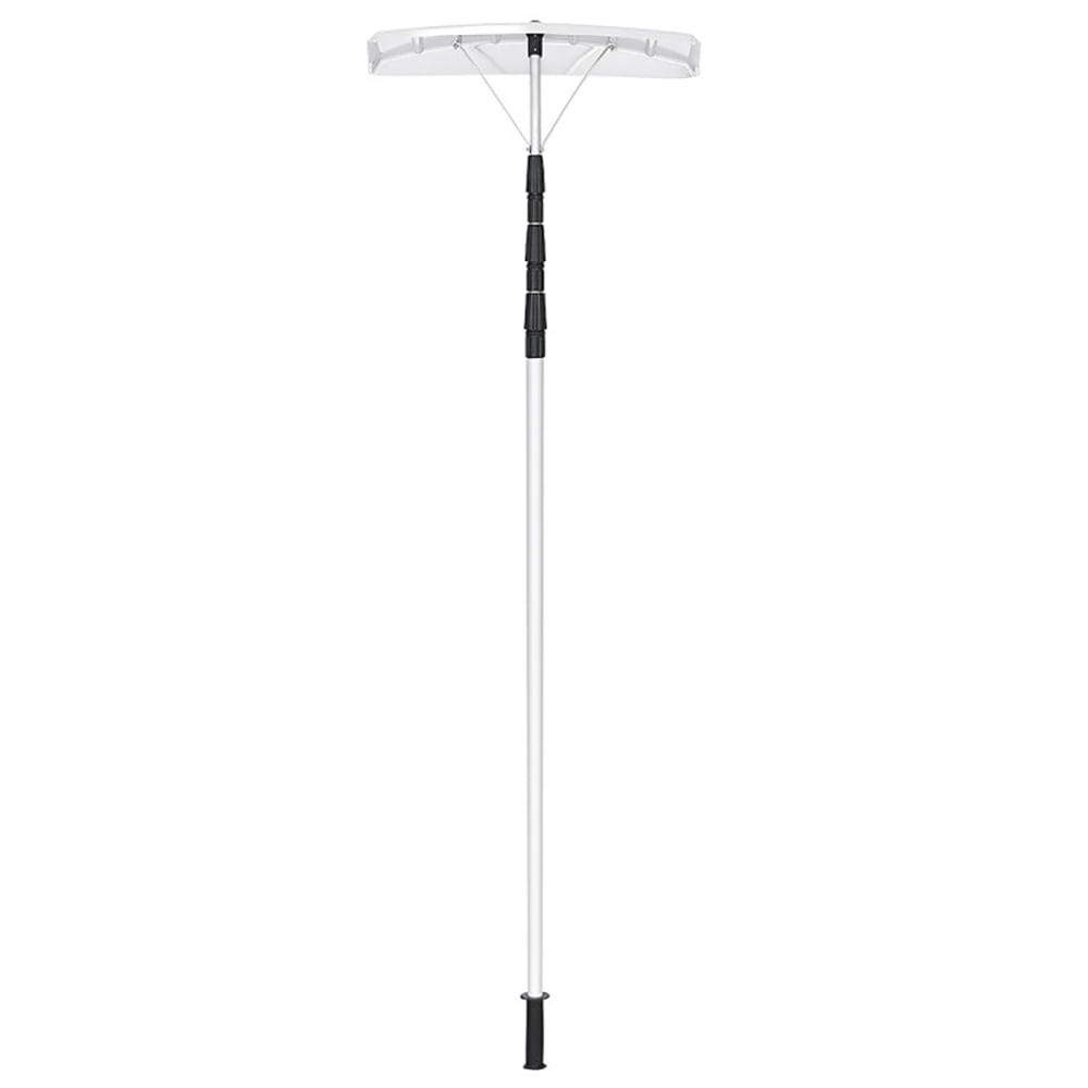 Aimee Lii 21 Feet Aluminum Large Poly Blade Telescoping Snow Roof Rake, Efficient Remove Tool for Snow Removal