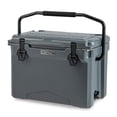 thumbnail image 1 of Aimee Lii 25 QT Hard Cooler with Aluminum Handle and Integrated Cup Holders, Travel Cooler, Gray, 1 of 9