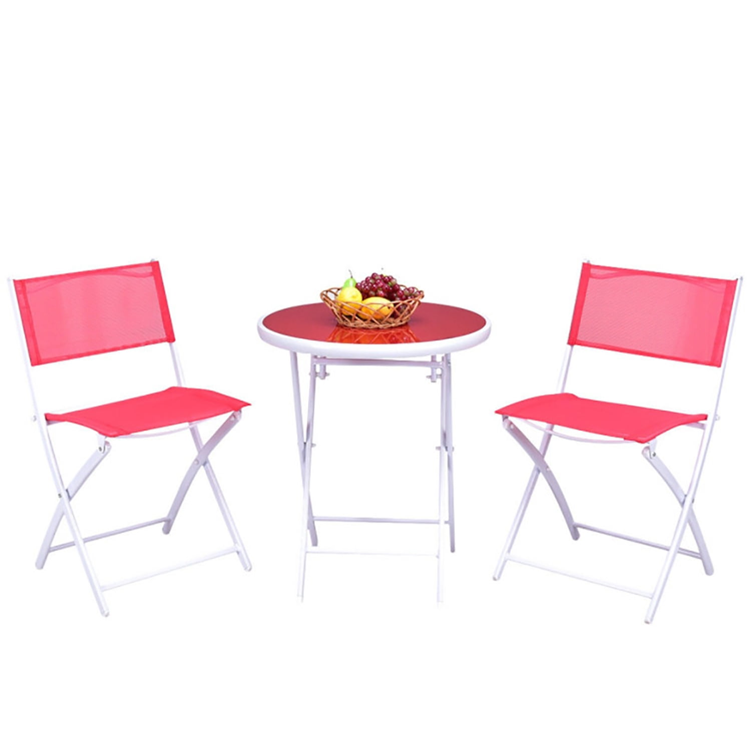 Aimee Lii 3 Pieces Patio Folding Bistro Set for Balcony or Outdoor Space, Wicker Patio Furniture Aimee Lii 3 Pieces Patio Folding Bistro Set for Balcony or Outdoor Space, Wicker Patio Furniture