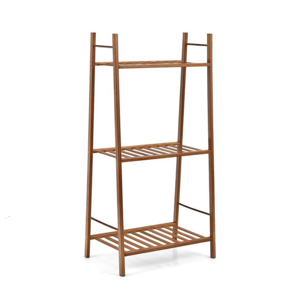 Aimee Lii 3 Tiers Vertical Bamboo Plant Stand, Tall Plant Stand Indoor Outdoor, Unique Design for Interior Decoration, Stable and Space-Saving, Brown Aimee Lii 3 Tiers Vertical Bamboo Plant Stand, Tall Plant Stand Indoor Outdoor, Unique Design for Interior Decoration, Stable and Space-Saving, Brown