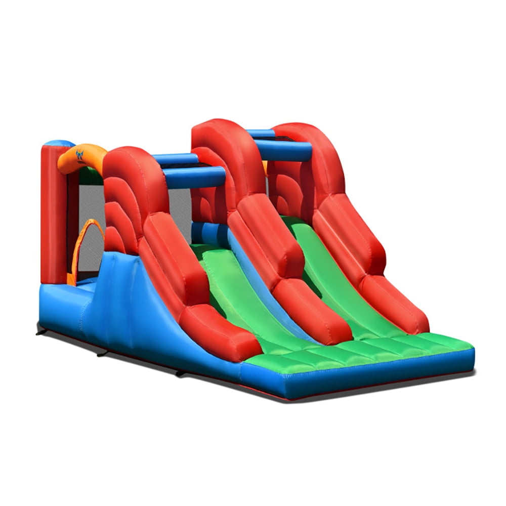Aimee Lii 3-in-1 Dual Slides Jumping Castle Bouncer without Blower, Kids Bounce House Aimee Lii 3-in-1 Dual Slides Jumping Castle Bouncer without Blower, Kids Bounce House