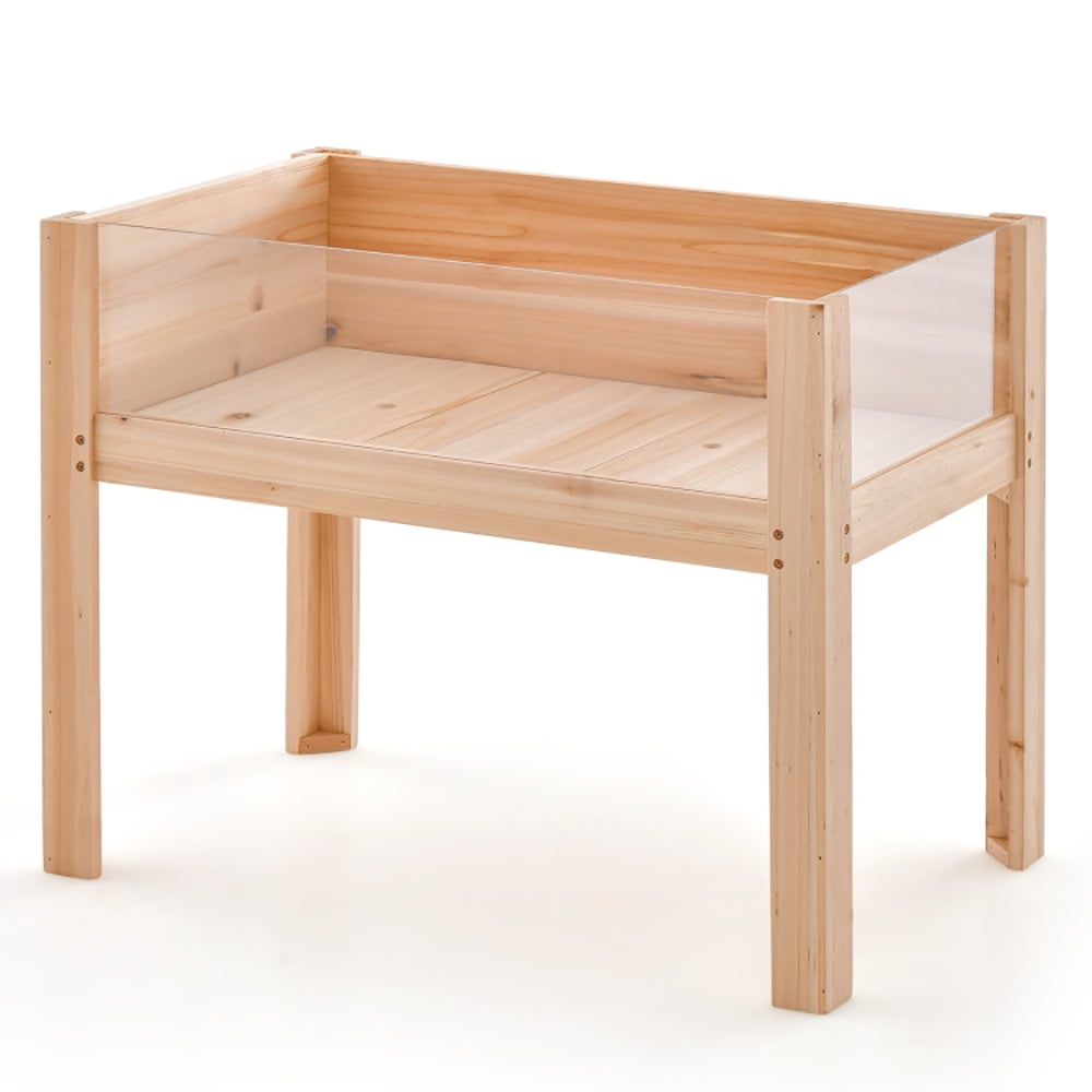 Aimee Lii 30/47 Inch Wooden Raised Garden Bed with Legs, Planters for Outdoor Plants, Planter Boxes Outdoor-S Aimee Lii 30/47 Inch Wooden Raised Garden Bed with Legs, Planters for Outdoor Plants, Planter Boxes Outdoor-S