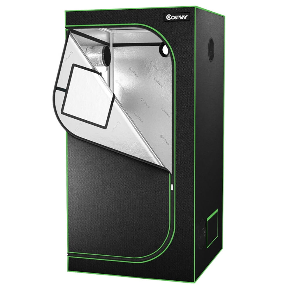 Aimee Lii 35 × 35 × 70 Inch Plant Growth Tent with Floor Tray, Plant Tent, Smell Proof Grow Tent, Black Aimee Lii 35 × 35 × 70 Inch Plant Growth Tent with Floor Tray, Plant Tent, Smell Proof Grow Tent, Black