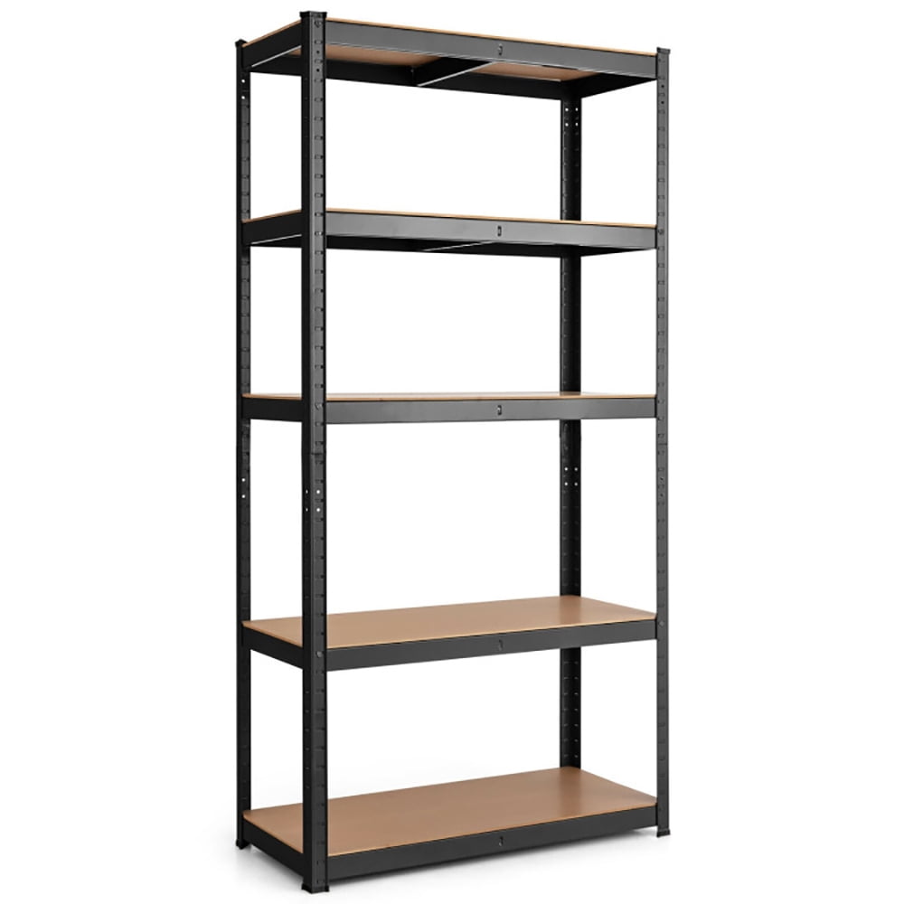 Aimee Lii 35.5" x 71" Adjustable 5-Layer 2000 lbs Capacity Tool Shelf, Metal Shelves for Storage, Storage Racks for Living Room, Black Aimee Lii 35.5" x 71" Adjustable 5-Layer 2000 lbs Capacity Tool Shelf, Metal Shelves for Storage, Storage Racks for Living Room, Black