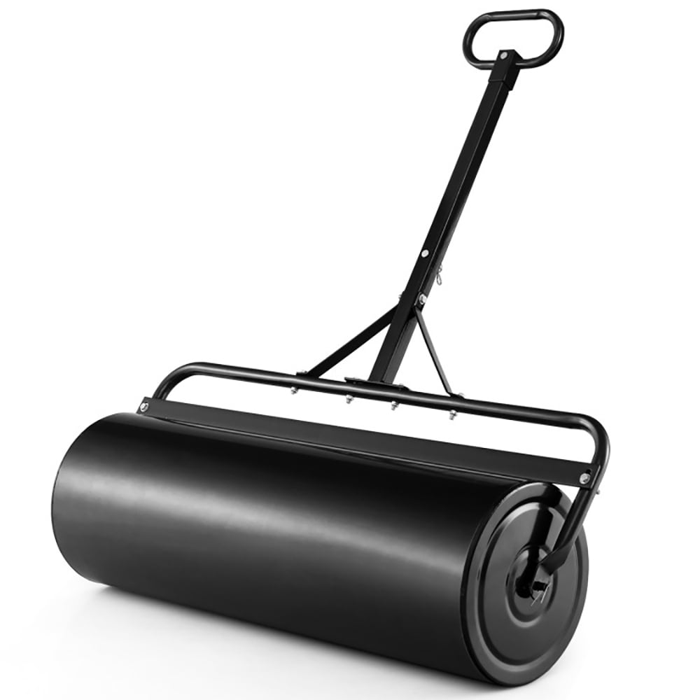 Aimee Lii 39 Inch Wide Push/Tow Lawn Roller, Lawn Roller Tow Behind, Yard Roller, Black Aimee Lii 39 Inch Wide Push/Tow Lawn Roller, Lawn Roller Tow Behind, Yard Roller, Black