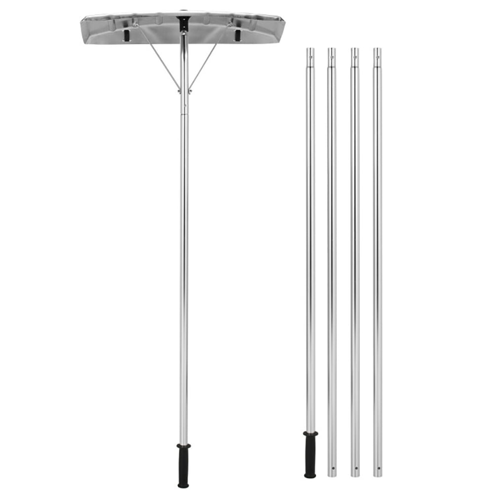 Aimee Lii 4.8-20 Feet Sectional Snow Roof Rake with Built-in Wheels, Practical Tools, High Quality