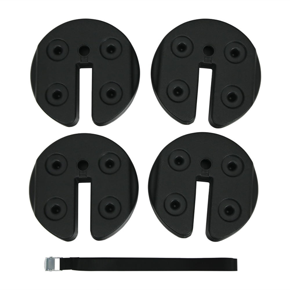 Aimee Lii 4 Pieces 20Lbs Water Filled Weight Plates for Shade Umbrella, Backyard Canopy Gazebo Aimee Lii 4 Pieces 20Lbs Water Filled Weight Plates for Shade Umbrella, Backyard Canopy Gazebo
