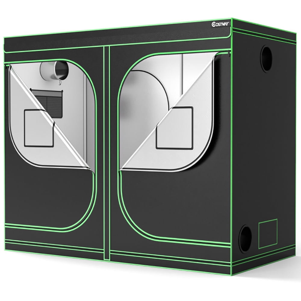 Aimee Lii 4 x 8 Grow Tent with Observation Window for Indoor Plant Growing, Plant Tent, Indoor Grow Enclosure, Black Aimee Lii 4 x 8 Grow Tent with Observation Window for Indoor Plant Growing, Plant Tent, Indoor Grow Enclosure, Black
