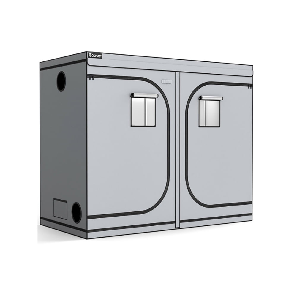 Aimee Lii 4 x 8 Grow Tent with Observation Window for Indoor Plant Growing, Plant Tent, Indoor Grow Enclosure, Gray Aimee Lii 4 x 8 Grow Tent with Observation Window for Indoor Plant Growing, Plant Tent, Indoor Grow Enclosure, Gray