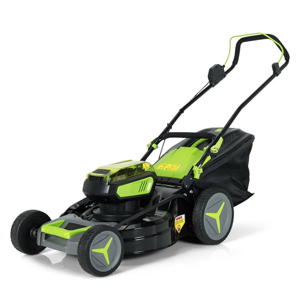 Aimee Lii 40V 18 Inch Brushless Cordless Push Lawn Mower 4.0Ah Batteries and 2 Chargers, Tools for Garden, Practical, High Quality