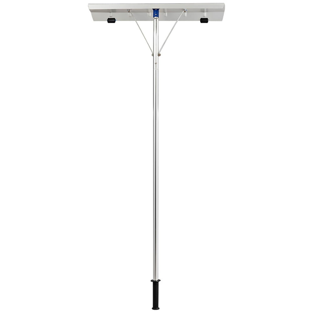 Aimee Lii 5-20 Feet Extendable Aluminum Snow Roof Rake with Wheels Handle, Efficient Remove Tool for Snow Removal