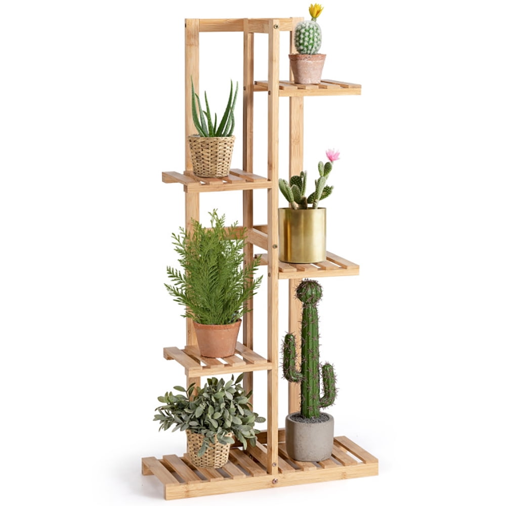Aimee Lii 5 Tier 6 Potted Plant Stand Rack for Patio Yard, Tall Plant Stand Indoor Outdoor, Stable and Space-Saving