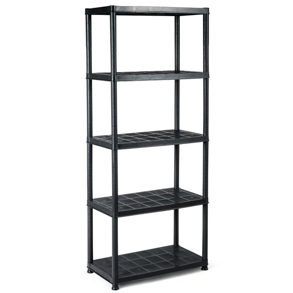 Aimee Lii 5-Tier Storage Shelving Freestanding Heavy Duty Rack in Small Space or Room Corner, Shelves for Storage, Storage Racks for Living Room