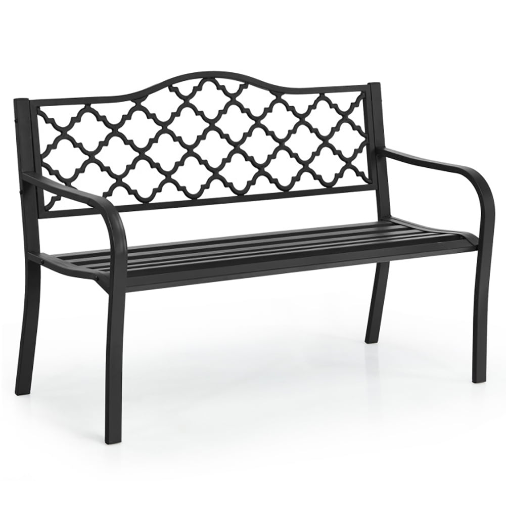 Aimee Lii 50 Inch Patio Garden Bench Loveseats, Outdoor Patio Furniture, Lawn Chairs