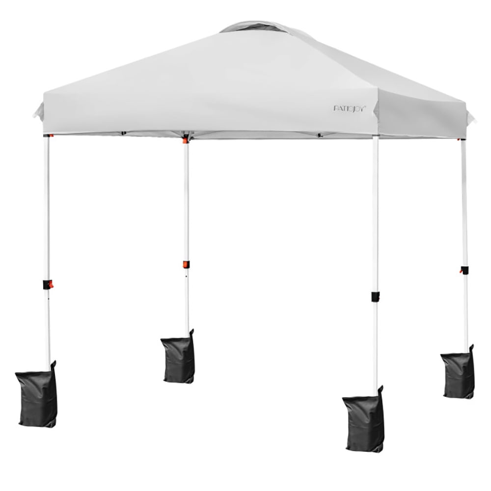 Aimee Lii 6.6 x 6.6 Feet Outdoor Pop Up Camping Canopy Tent with Roller Bag, Backyard Canopy Gazebo, Gray Aimee Lii 6.6 x 6.6 Feet Outdoor Pop Up Camping Canopy Tent with Roller Bag, Backyard Canopy Gazebo, Gray