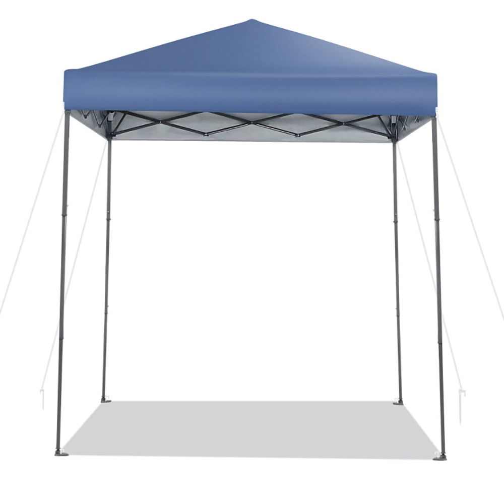 Aimee Lii 6.6 x 6.6 Feet Outdoor Pop-up Canopy Tent with UPF 50+ Sun Protection, Backyard Canopy Gazebo for Party Camping BBQ Events, Blue Aimee Lii 6.6 x 6.6 Feet Outdoor Pop-up Canopy Tent with UPF 50+ Sun Protection, Backyard Canopy Gazebo for Party Camping BBQ Events, Blue