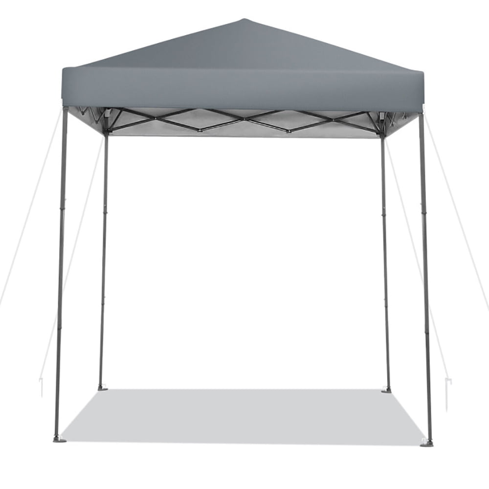 Aimee Lii 6.6 x 6.6 Feet Outdoor Pop-up Canopy Tent with UPF 50+ Sun Protection, Backyard Canopy Gazebo for Party Camping BBQ Events, Gray Aimee Lii 6.6 x 6.6 Feet Outdoor Pop-up Canopy Tent with UPF 50+ Sun Protection, Backyard Canopy Gazebo for Party Camping BBQ Events, Gray