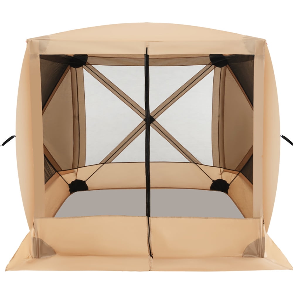 Aimee Lii 6.7 x 6.7 Feet Pop Up Gazebo with Netting and Carry Bag, Canopy Gazebo for Party Camping BBQ Events, Coffee Aimee Lii 6.7 x 6.7 Feet Pop Up Gazebo with Netting and Carry Bag, Canopy Gazebo for Party Camping BBQ Events, Coffee
