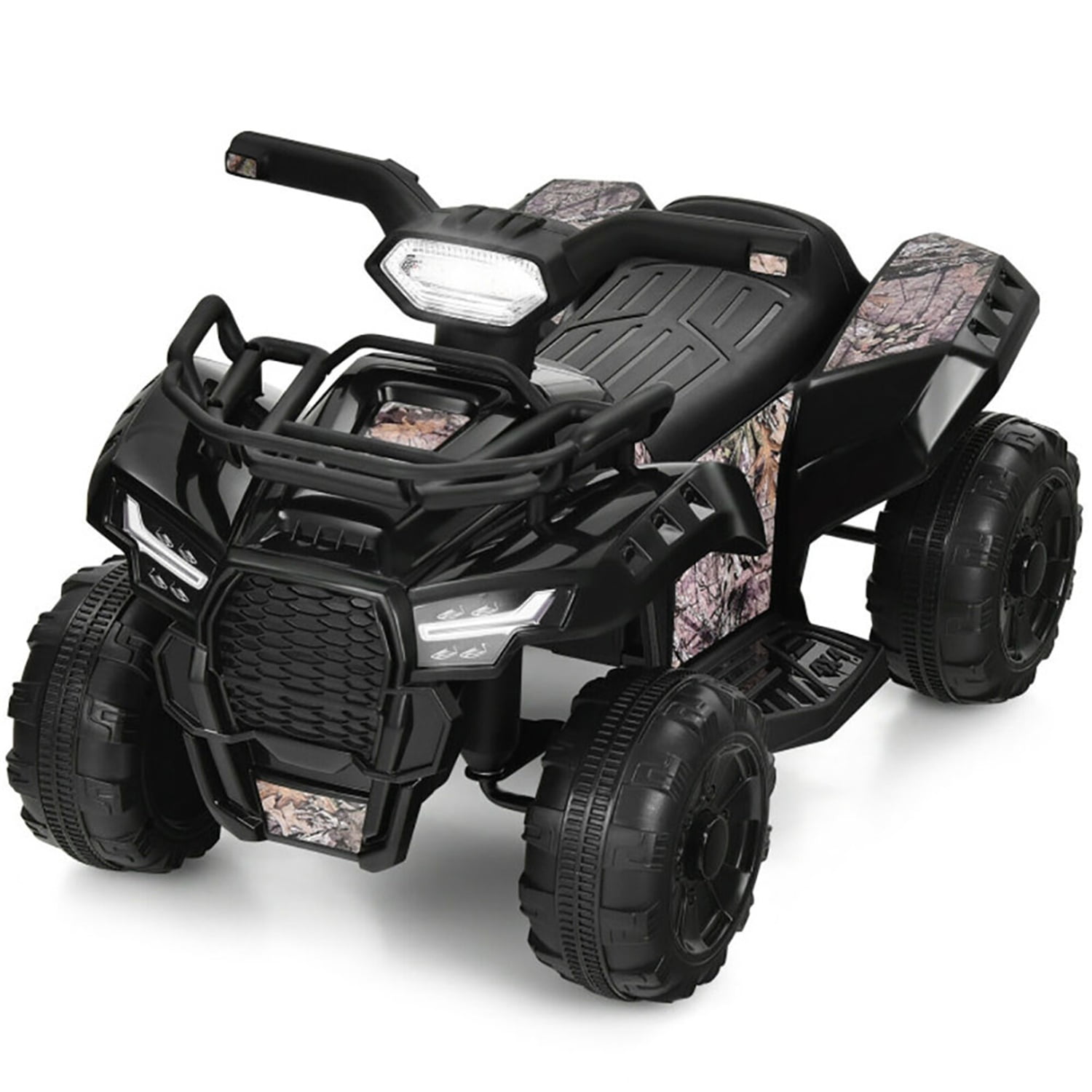 Aimee Lii 6V Kids ATV Electric Ride On Car, Toddler Electric Car with LED Light and MP3, Black Aimee Lii 6V Kids ATV Electric Ride On Car, Toddler Electric Car with LED Light and MP3, Black