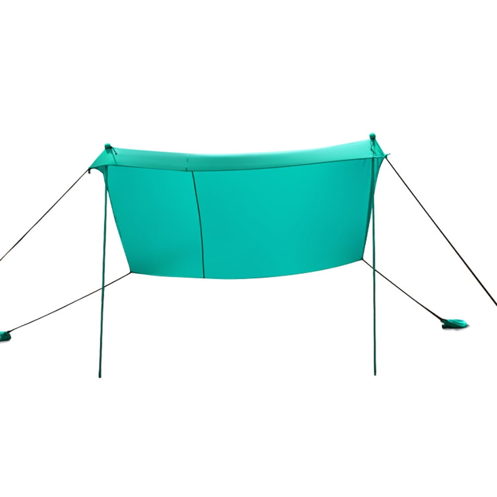 Aimee Lii 7 x 7 Feet Family Beach Tent Canopy Sunshade with 4 Poles, Gazebo Tent for Party Wedding BBQ Events, Green Aimee Lii 7 x 7 Feet Family Beach Tent Canopy Sunshade with 4 Poles, Gazebo Tent for Party Wedding BBQ Events, Green