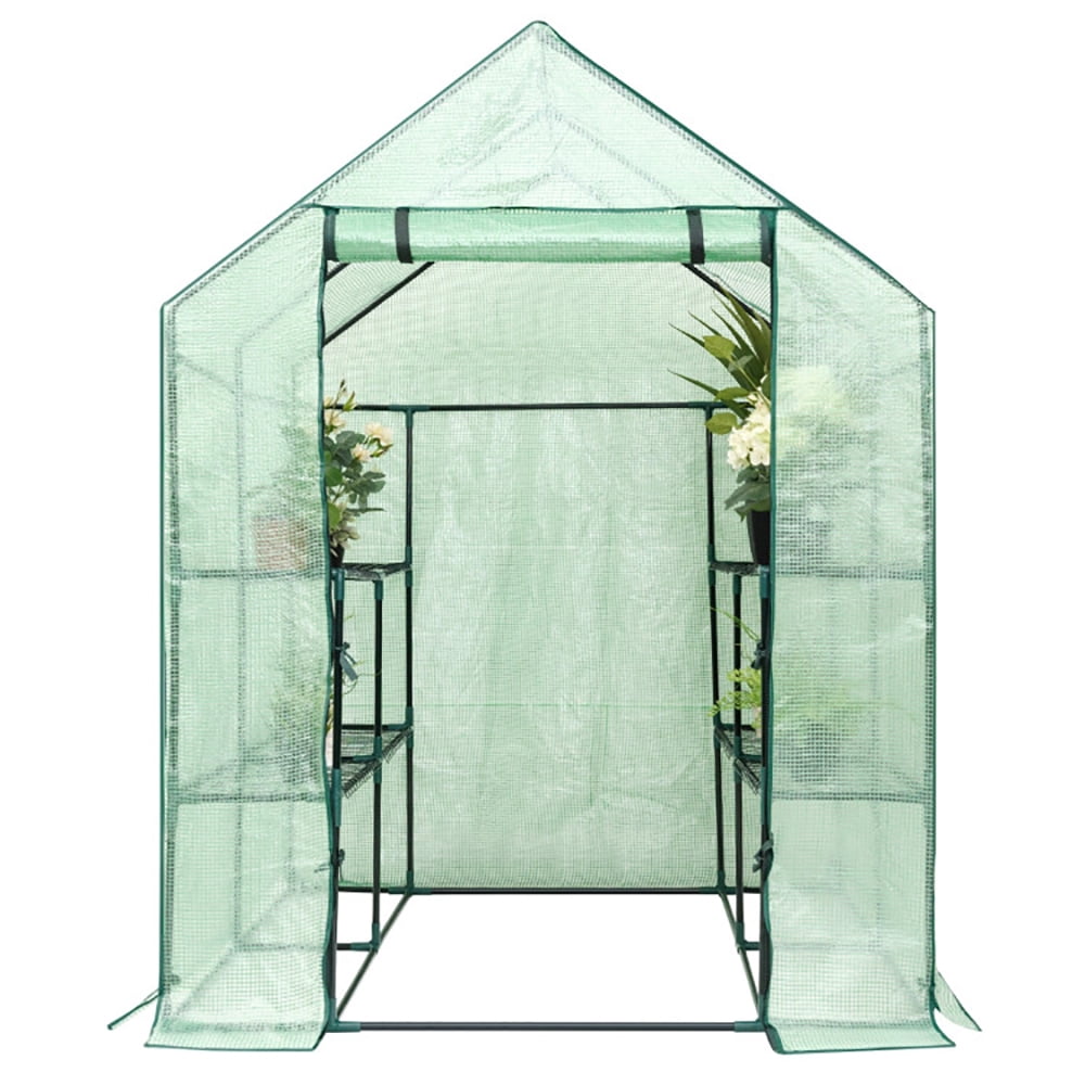Aimee Lii 8 Shelves Mini Walk In Greenhouse Outdoor Gardening Plant Green House, Portable Greenhouses for Outdoors Aimee Lii 8 Shelves Mini Walk In Greenhouse Outdoor Gardening Plant Green House, Portable Greenhouses for Outdoors