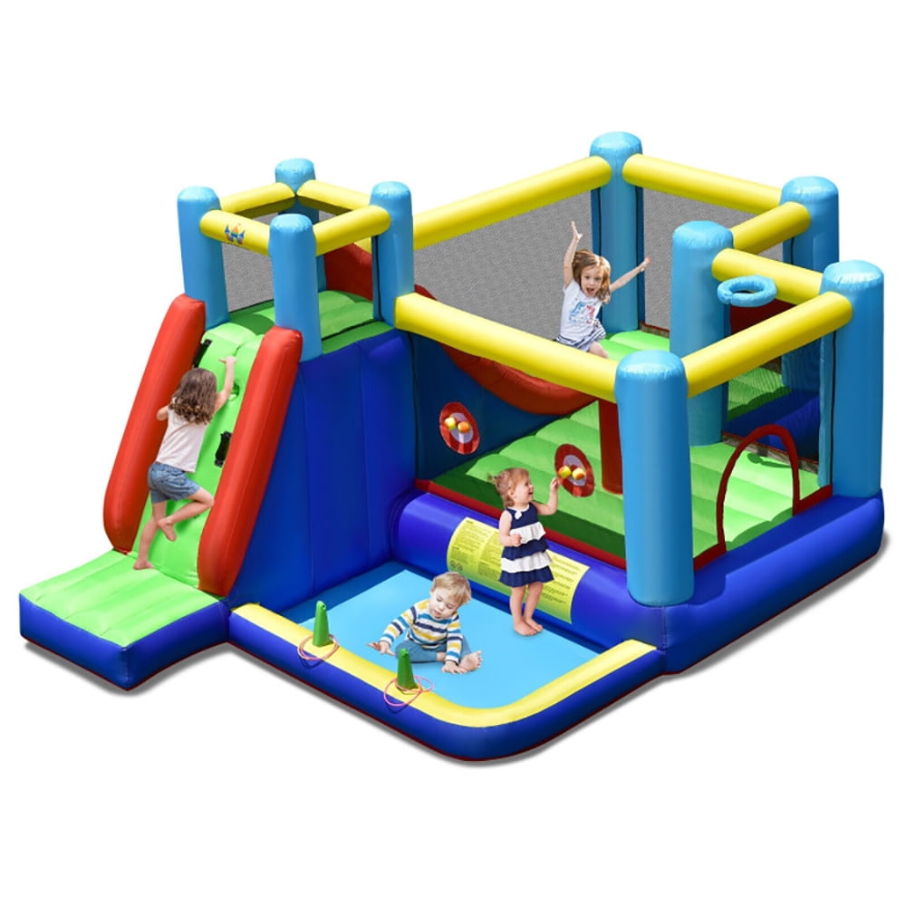 Aimee Lii 8-in-1 Kids Inflatable Bounce House with Slide without Blower, Kids Bounce House Aimee Lii 8-in-1 Kids Inflatable Bounce House with Slide without Blower, Kids Bounce House