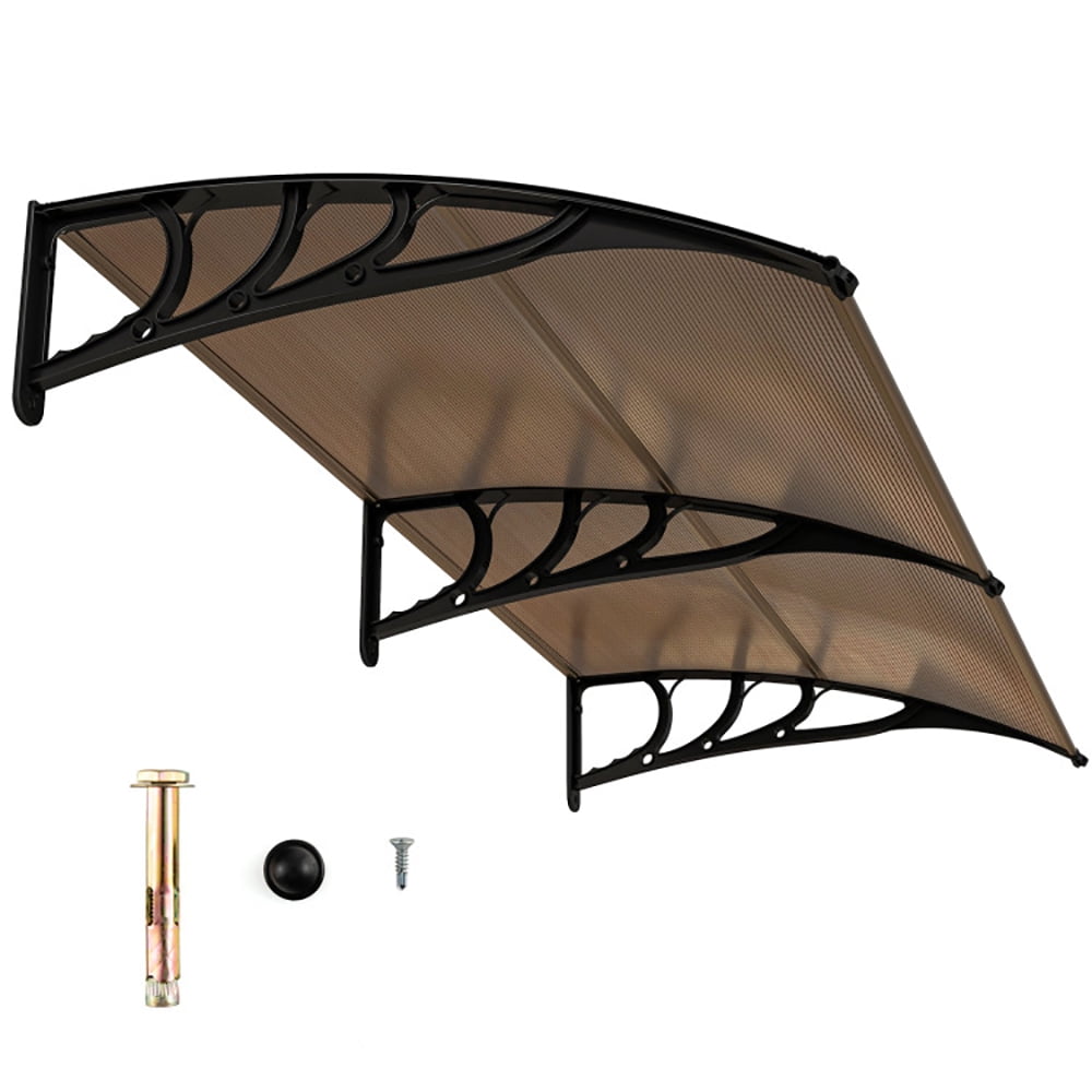 Aimee Lii 80" x 40" Outdoor Front Door Patio Overhang Awning for Sunlight Rain Snow Wind Protection, Awning for Patio Aimee Lii 80" x 40" Outdoor Front Door Patio Overhang Awning for Sunlight Rain Snow Wind Protection, Awning for Patio