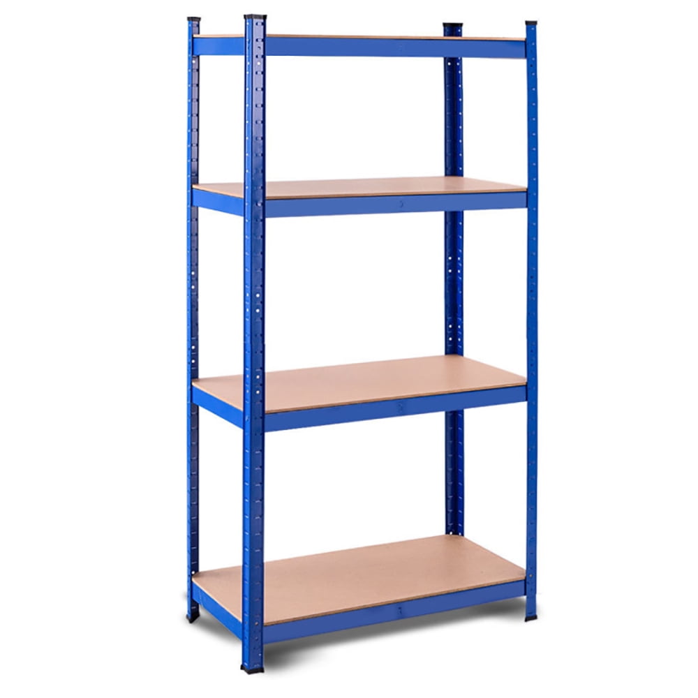 Aimee Lii Adjustable Heavy Duty 4 Level Garage Tool Shelf Storage, Metal Shelves for Storage, Garage Shelves, Blue Aimee Lii Adjustable Heavy Duty 4 Level Garage Tool Shelf Storage, Metal Shelves for Storage, Garage Shelves, Blue