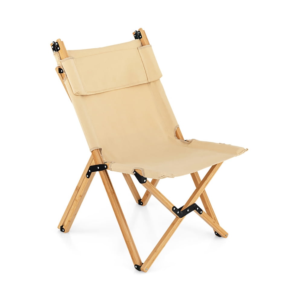 Aimee Lii Bamboo Folding Camping Chair with 2-Level Adjustable Backrest, Portable Chairs for Adults, Comfy Outdoor Chair, Natural Aimee Lii Bamboo Folding Camping Chair with 2-Level Adjustable Backrest, Portable Chairs for Adults, Comfy Outdoor Chair, Natural