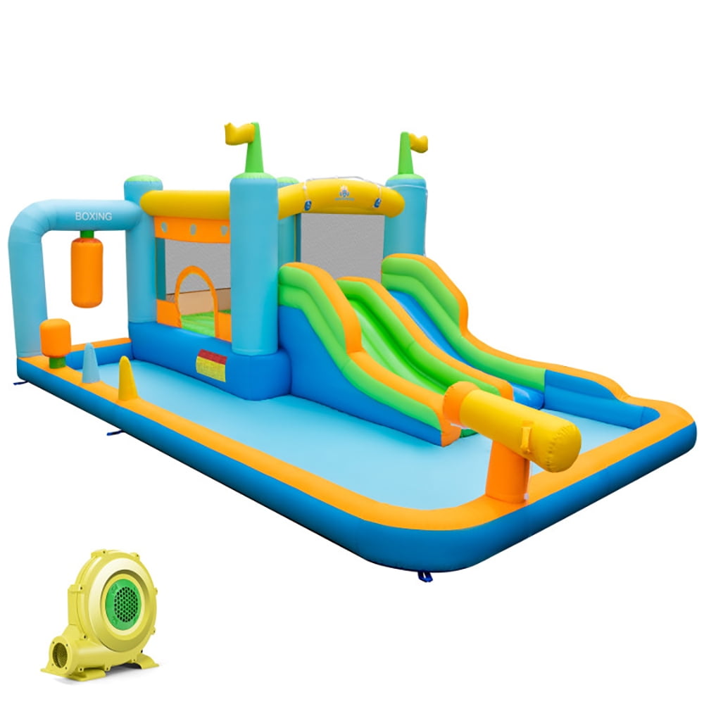 Aimee Lii Giant Inflatable Water Slide for Kids Aged 3-10 Years (with 735W Blower), Playhouse for Kids Outdoor Aimee Lii Giant Inflatable Water Slide for Kids Aged 3-10 Years (with 735W Blower), Playhouse for Kids Outdoor
