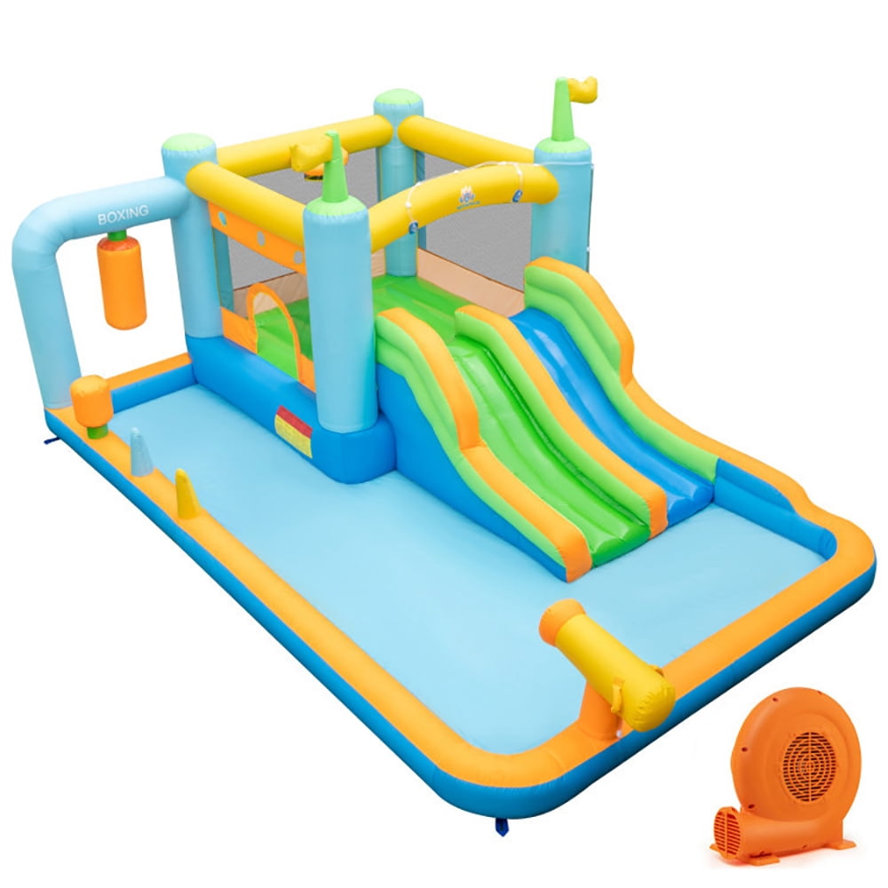 Aimee Lii Giant Inflatable Water Slide for Kids Aged 3-10 (with 750W Blower), Playhouse for Kids Outdoor