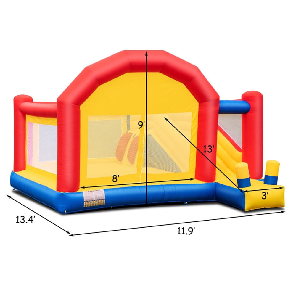 Aimee Lii Inflatable Bounce House Slide Bouncer Castle without Blower, Kids Bounce House for 3-10 Aimee Lii Inflatable Bounce House Slide Bouncer Castle without Blower, Kids Bounce House for 3-10