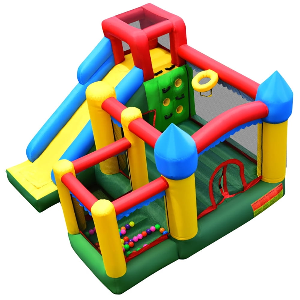 Aimee Lii Inflatable Bounce House with Balls and Super Slide, Kids Bounce House for 5-10