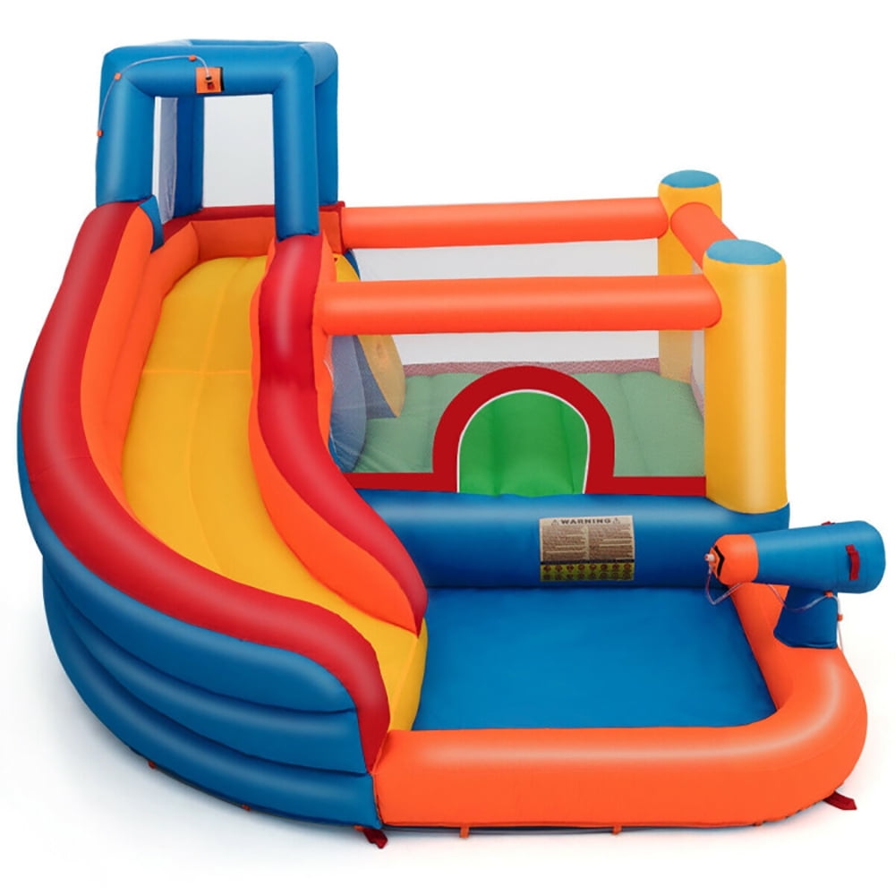 Aimee Lii Inflatable Bouncer Jump House with Climbing Wall, Kids Bounce House for 3-10, Boys Girls Backyard Party Gifts