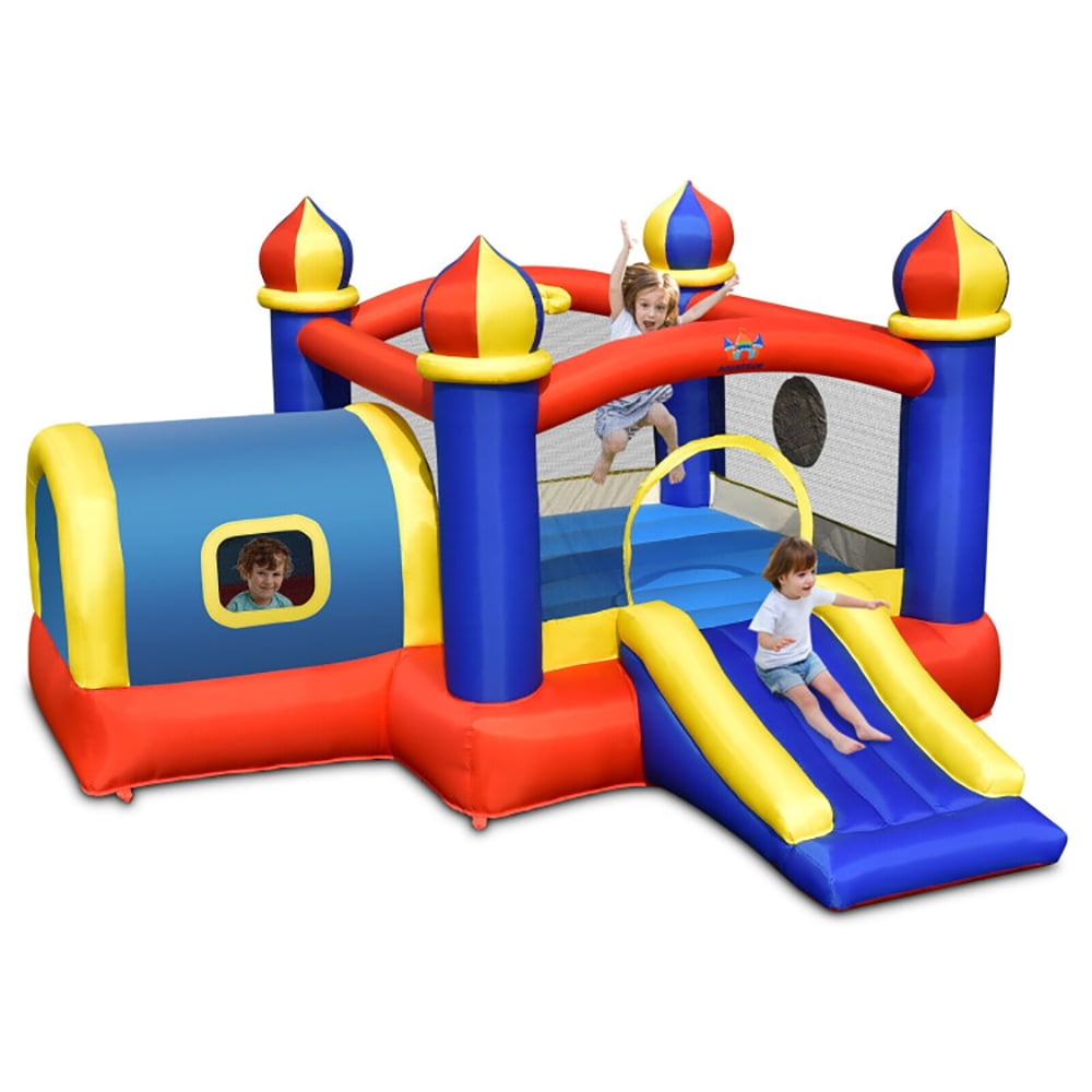 Aimee Lii Inflatable Castle Kids Bounce House with Slide Jumping, Playhouse for Kids Outdoor