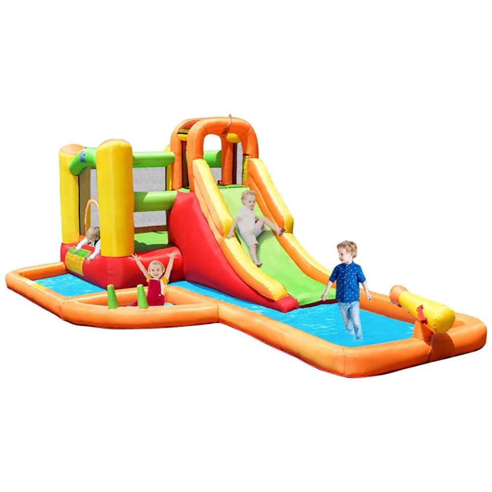 Aimee Lii Inflatable Water Park Bounce House with 780W Blower, Kids Bounce House for 5-12