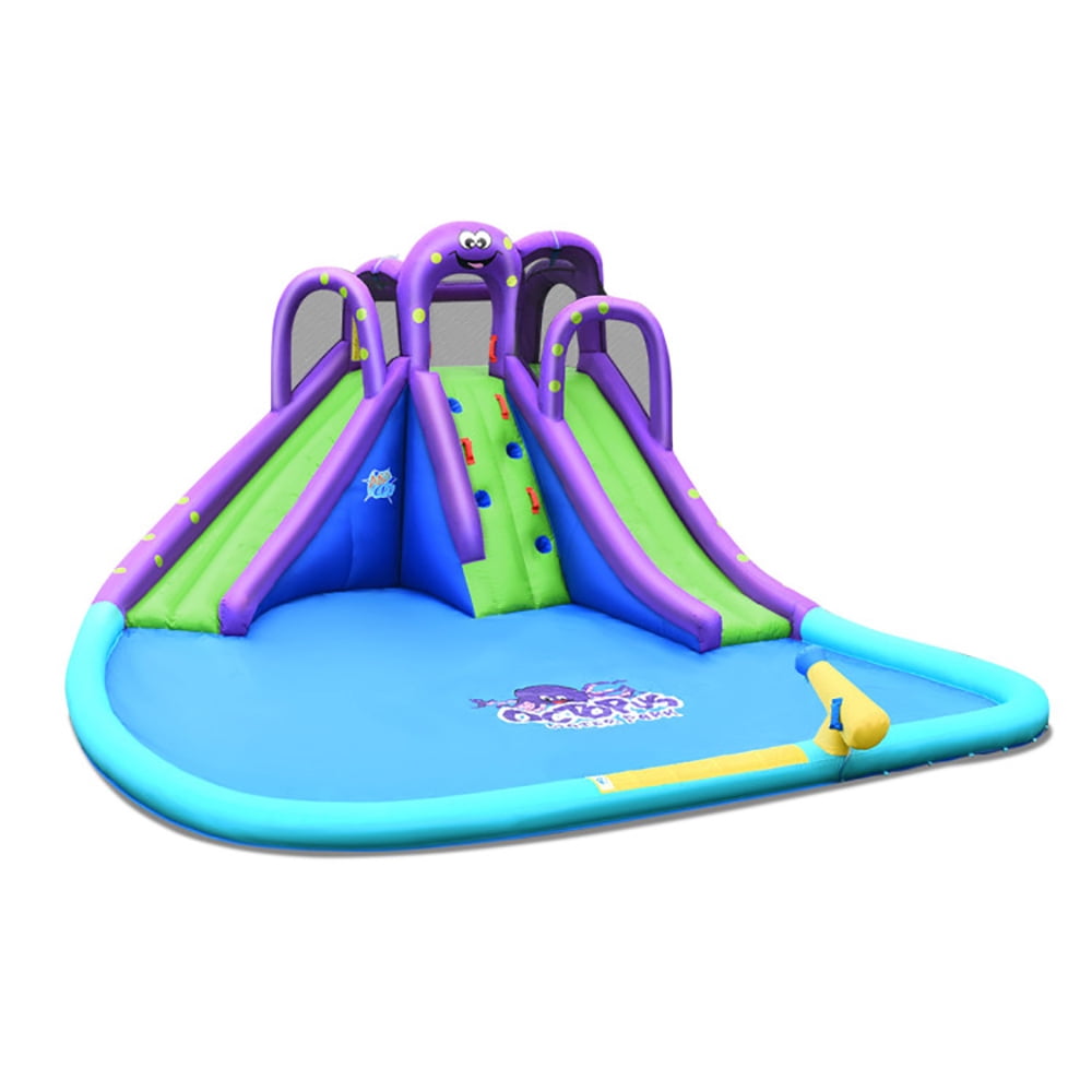 Aimee Lii Inflatable Water Park Mighty Bounce House with Pool and 780W Blower, Bounce House Water Slide for Kids 5-10