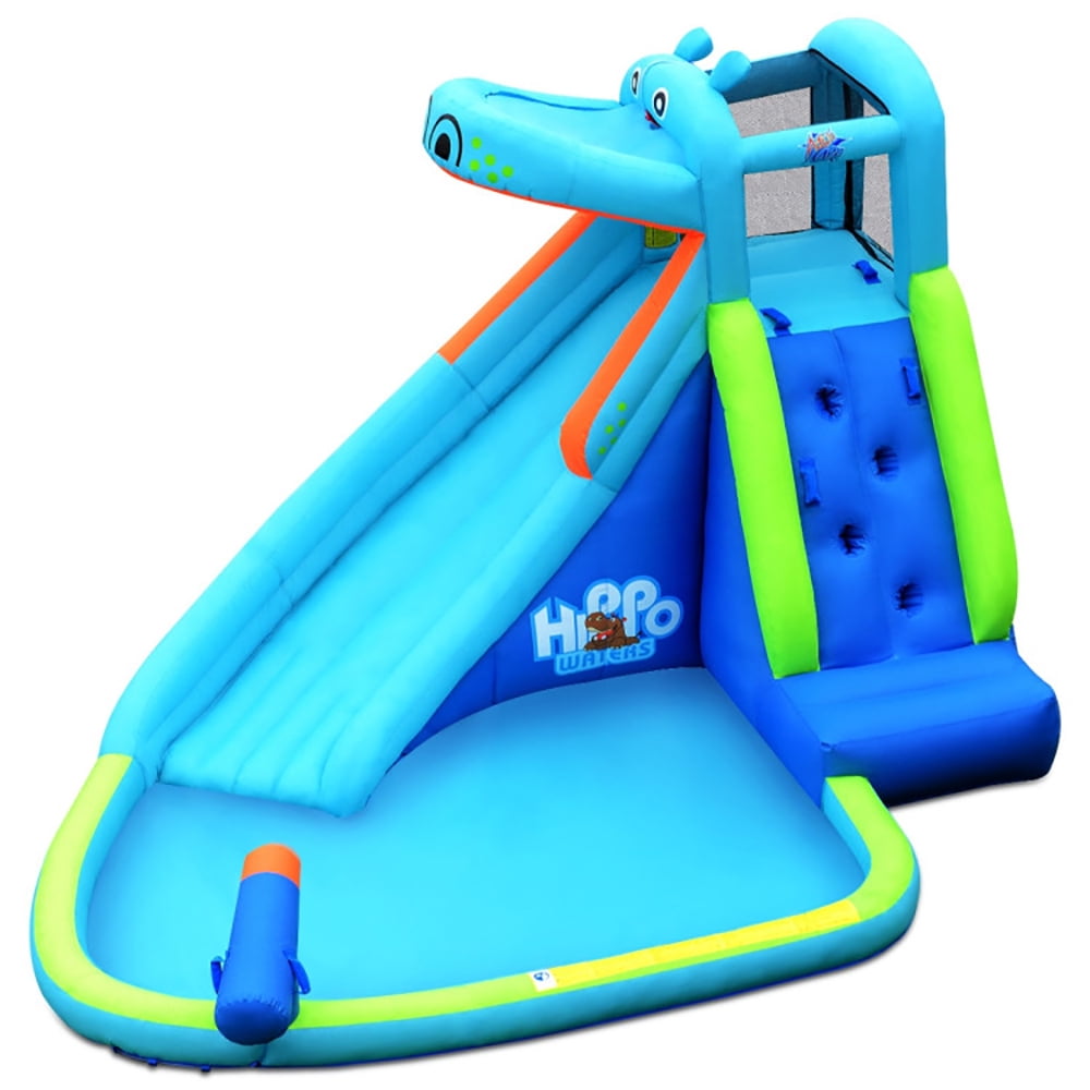 Aimee Lii Inflatable Water Slide Bounce House with Air Blower, Playhouse for Kids Outdoor