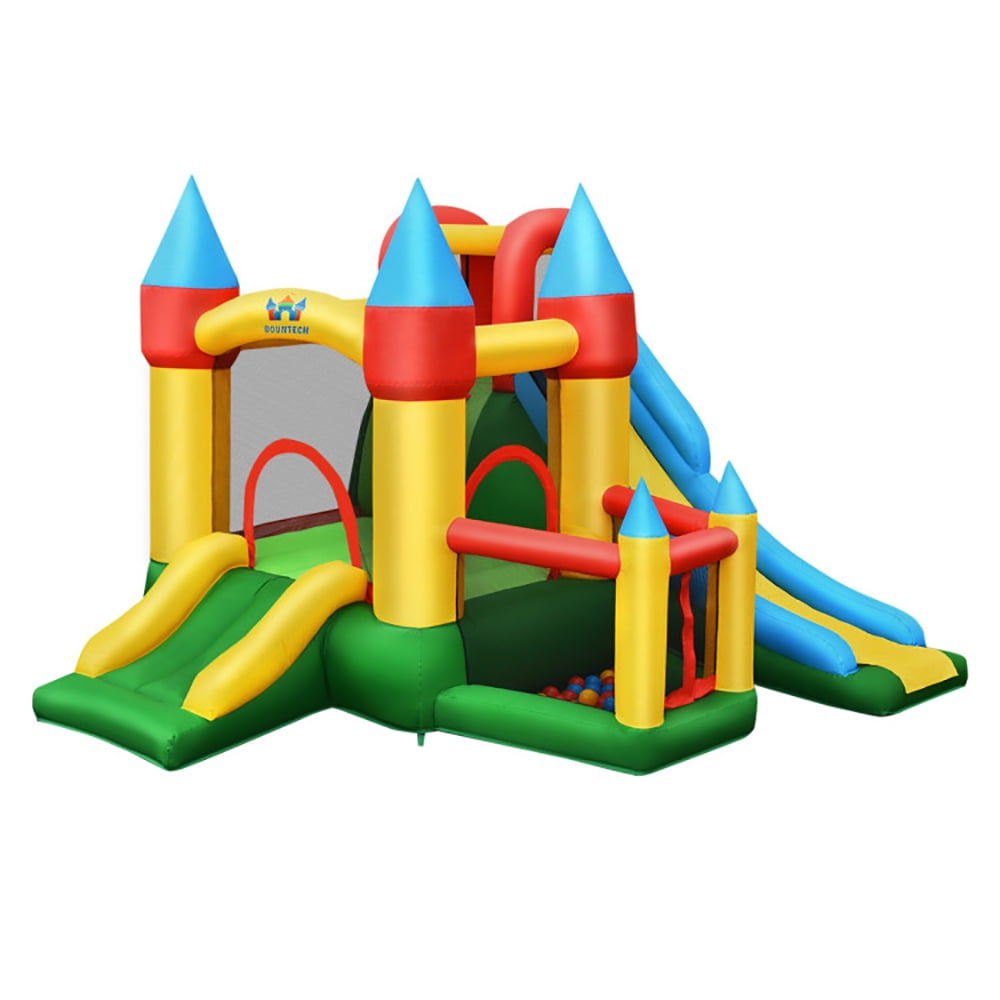 Aimee Lii Kids Inflatable Dual Slide Jumping Castle with 780W Blower, Playhouse for Kids Outdoor
