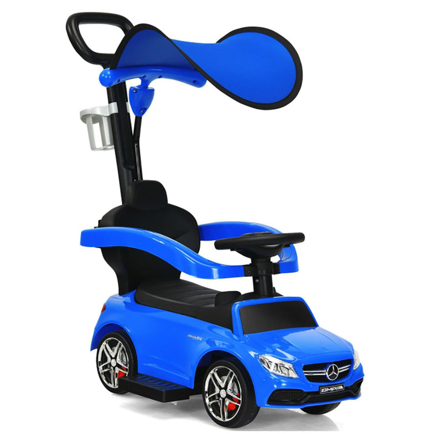 Aimee Lii Kids Ride on Push Car, Toddler Stroller Sliding Car for 18 - 48 months, Blue