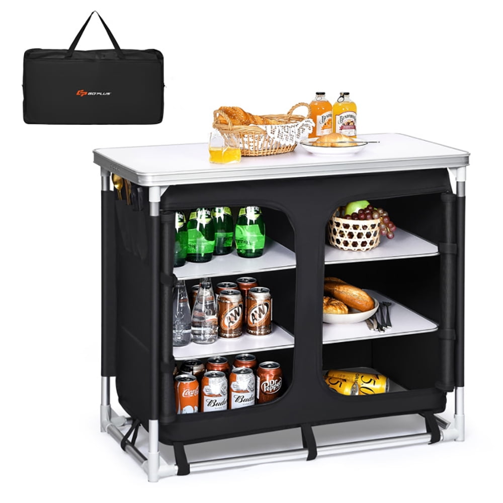 Aimee Lii Outdoor Camping Cooking Table with Storage Organizer, Outdoor Picnic Camping Equipment Aimee Lii Outdoor Camping Cooking Table with Storage Organizer, Outdoor Picnic Camping Equipment