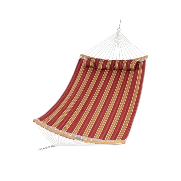 Aimee Lii Outdoor Hammock with Detachable Pillow, Comfy Outdoor Chair, Red