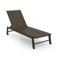 thumbnail image 1 of Aimee Lii PE Wicker Patio Chaise Lounge Chair with Wheels for Poolside Backyard and Deck, Outdoor Patio Furniture for Backyard, Garden, 1 of 8