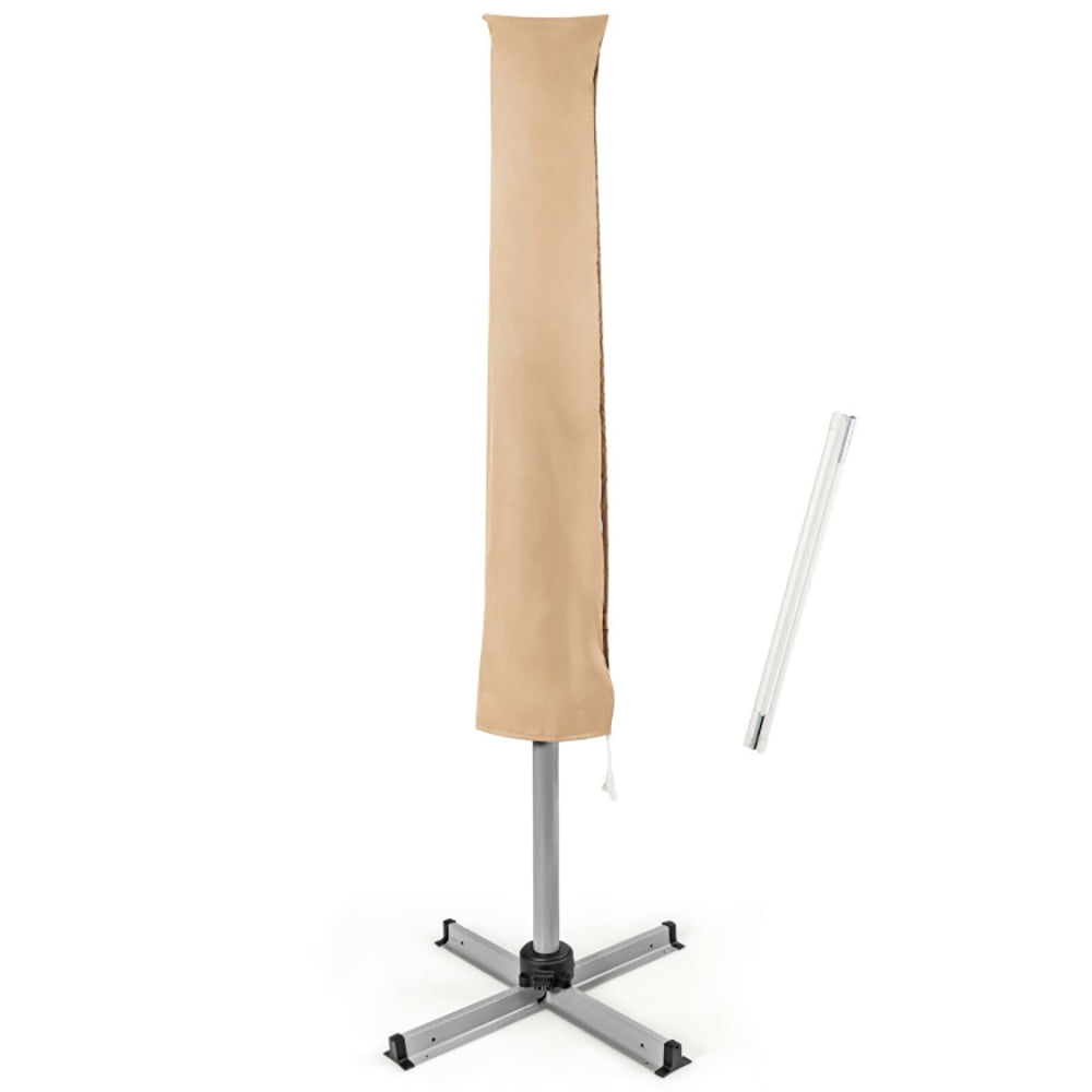 Aimee Lii Parasol Offset Cantilever Umbrella Cover with Fiberglass Rod, Table Umbrella Outdoor Patio