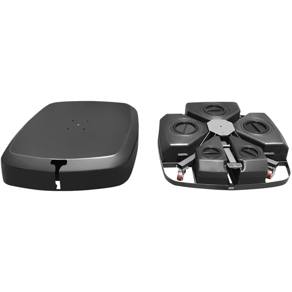 Aimee Lii Patio Cantilever Offset Umbrella Base with Wheels for Garden Poolside Deck, Umbrella Stand Outdoor Base