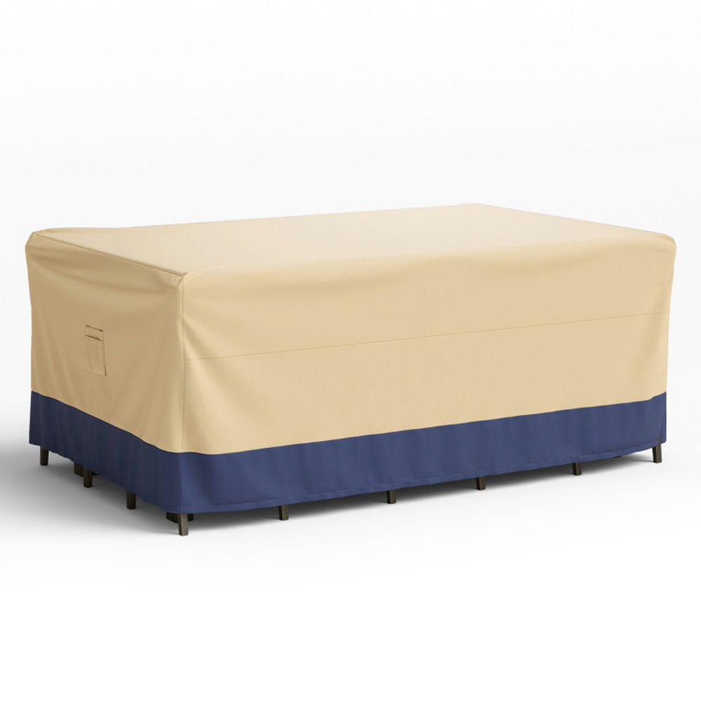 Aimee Lii Patio Furniture Cover with Padded Handle and Click-Close Straps, Outdoor Patio Furniture for Balcony Porch Garden Backyard, Sturdy-90 x 50 x 32 inches