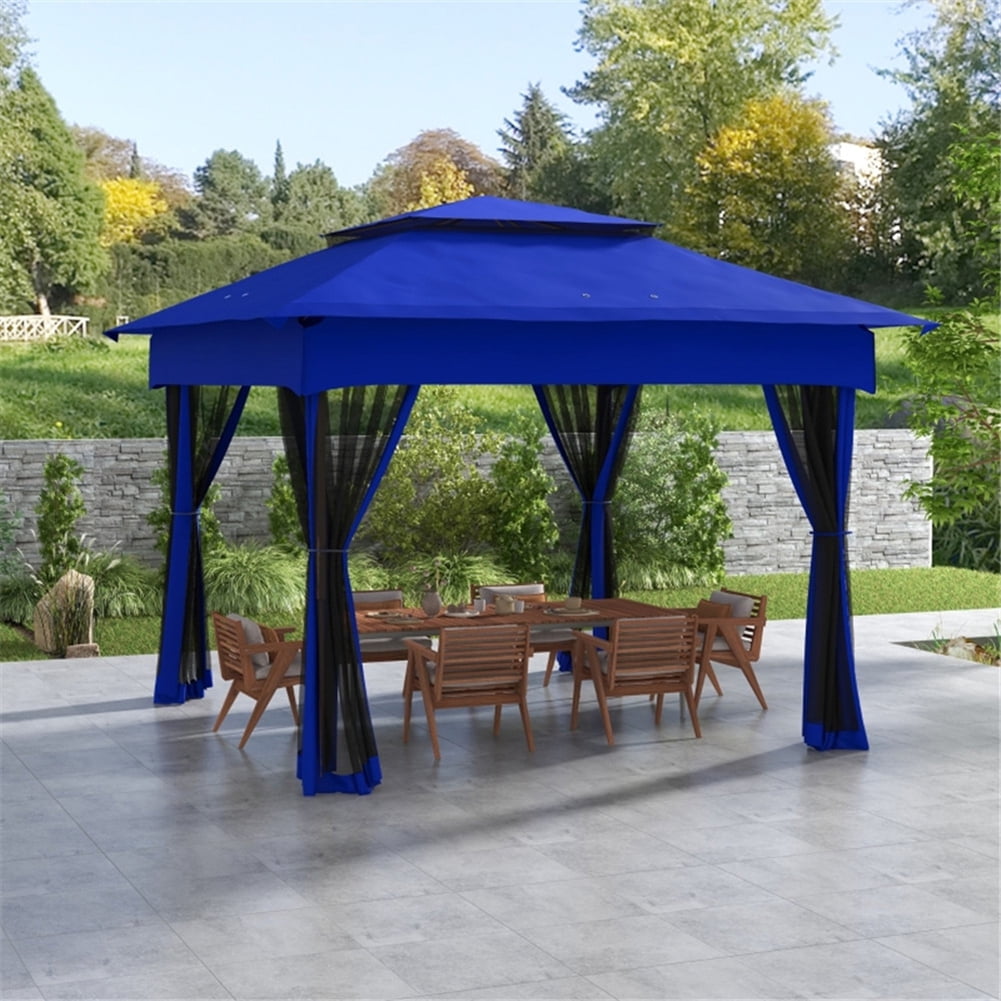 Aimee Lii Pop Up Canopy Tent, Outdoor Patio Awnings for Lawn, Garden, Backyard and Deck, Blue Aimee Lii Pop Up Canopy Tent, Outdoor Patio Awnings for Lawn, Garden, Backyard and Deck, Blue